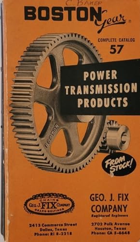 Boston Gear Complete Catalog 57