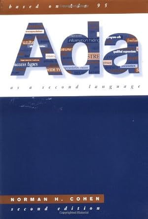 Seller image for Ada as A Second Language for sale by Pieuler Store