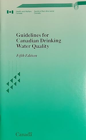 Bild des Verkufers fr Guidelines For Canadian Drinking Water Quality zum Verkauf von Mister-Seekers Bookstore