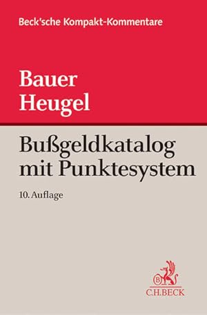 Bild des Verkufers fr Bugeldkatalog mit Punktesystem zum Verkauf von getbooks GmbH