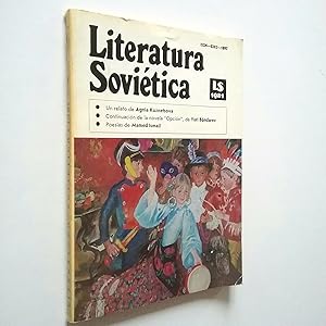 Imagen del vendedor de Literatura sovitica. LS 1981. n 8: Un relado de Agnia Kuznetsova, Continuacin de la novela Opcin de Yuri Bndarev, Poesas de Mamed Ismail a la venta por MAUTALOS LIBRERA