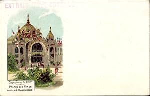 Image du vendeur pour Ansichtskarte / Postkarte Paris, Exposition Universelle de 1900, Palais des Mines und de la Metallurgie mis en vente par akpool GmbH