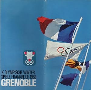 Bild des Verkufers fr X. Olympische Winterspiele Frankreich 1968 : Grenoble (Prospekt) Maquette: Constantin zum Verkauf von Schrmann und Kiewning GbR