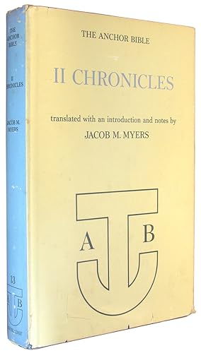 II Chronicles (The Anchor Bible, Volume 13).