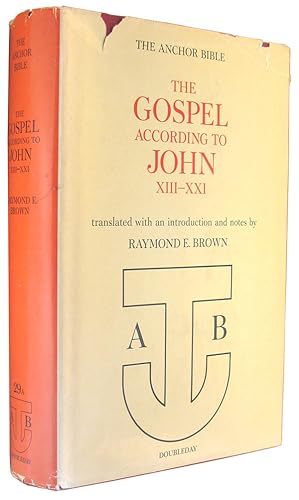 Seller image for The Gospel According to John (XIII-XXI) (The Anchor Bible, Volume 29A). for sale by The Bookworm