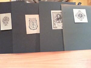 4 Exlibris-Druckgraphik. Jana Zizky; V. Praze; H. G. J. R. Becaka. Lithographie/ Zinkographie. Si...