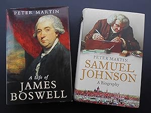 Seller image for A LIFE OF JAMES BOSWELL (1999) / SAMUEL JOHNSON: A Biography (2008). Two Volumes. for sale by J. R. Young