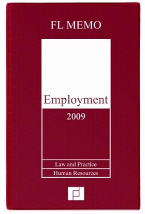 Imagen del vendedor de Employment Memo 2009 (book + online) a la venta por WeBuyBooks