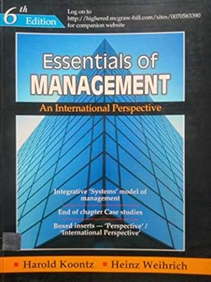 Seller image for Essentials of Management for sale by WeBuyBooks