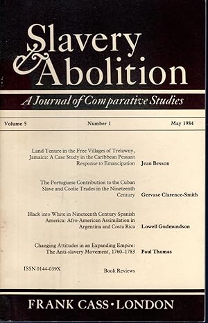 Seller image for Slavery & Abolition: A Journal of Comparative Studies: Volume 5, Number 1, May, 1984 for sale by Dorley House Books, Inc.