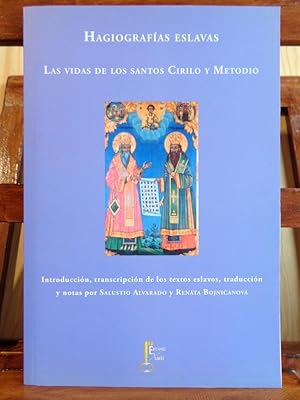 Bild des Verkufers fr HAGIOGRAFAS ESLAVAS. LAS VIDAS DE LOS SANTOS CIRILO Y METODIO. zum Verkauf von LIBRERA ROBESPIERRE