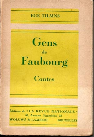 Gens de faubourg. Contes