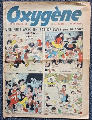 Imagen del vendedor de Revue Oxygne n 2. Une Nuit avec un Rat de Cave par Dubout. a la venta por Librairie Victor Sevilla