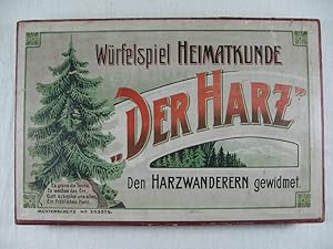 Würfelspiel Heimatkunde. Der Harz. Den Harzwanderern gewidmet.