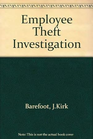 Seller image for Employee Theft Investigation for sale by WeBuyBooks