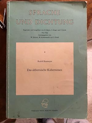 Bild des Verkufers fr Das altbernische Kherwesen. Inaugural-Dissertation. zum Verkauf von Libretto Antiquariat & mundart.ch