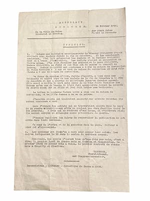 First World War: 1915 Official German Memorandum