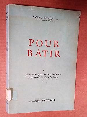 Pour bâtir