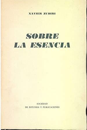 Seller image for SOBRE LA ESENCIA for sale by Antrtica