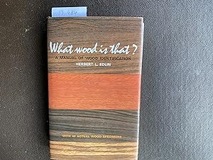 Immagine del venditore per What Wood is That? A Manual of Wood Identification venduto da Book Souk