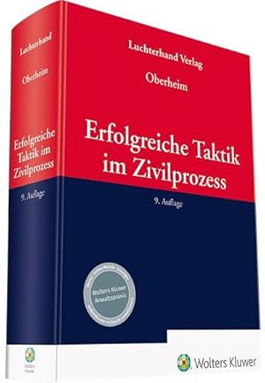 Immagine del venditore per Erfolgreiche Taktik im Zivilprozess venduto da BuchWeltWeit Ludwig Meier e.K.