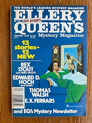 Seller image for Ellery Queen's Mystery Magazine January 1978 for sale by Scene of the Crime, ABAC, IOBA