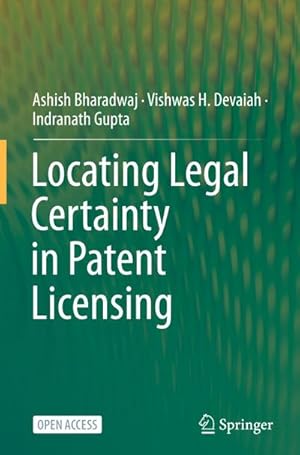 Image du vendeur pour Locating Legal Certainty in Patent Licensing mis en vente par AHA-BUCH GmbH