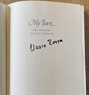 My Turn: The Memoirs of Nancy Reagan (SIGNED BY NANCY REAGAN)