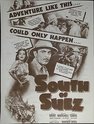 Seller image for South of Suez Herald 1941 George Brent, Brenda Marshall for sale by AcornBooksNH