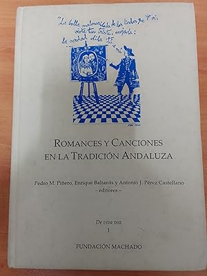 Romances y canciones en la tradición andaluza