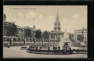 Imagen del vendedor de Postcard London, St. Martins in Fields a la venta por Bartko-Reher