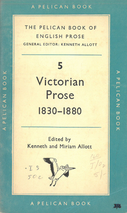 Bild des Verkufers fr Victorian Prose 1830 - 1880. Volume 5. zum Verkauf von Eaglestones