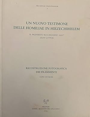 Immagine del venditore per Un nuovo testimone delle Homeliae in Hiezechihelem Il palinsesto Riccardiano 1221(ilias Latina) venduto da Biblioteca di Babele