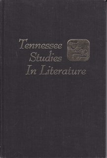 Seller image for Tennessee Studies in Literature, Vol 23. for sale by Never Too Many Books