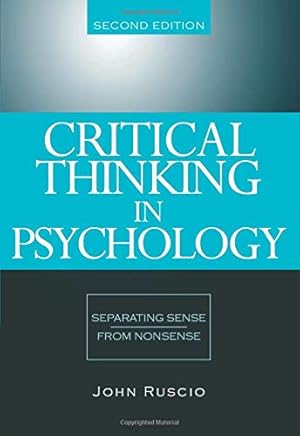 Immagine del venditore per Critical Thinking in Psychology: Separating Sense from Nonsense venduto da Pieuler Store