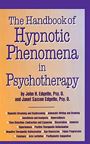 Seller image for The Handbook Of Hypnotic Phenomena In Psychotherapy for sale by Pieuler Store