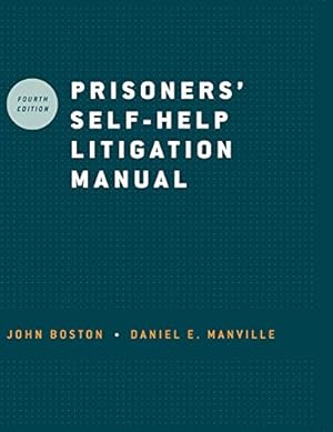 Seller image for Prisoners' Self-Help Litigation Manual for sale by Pieuler Store