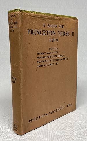 Seller image for A Book of Princeton Verse II 1919 for sale by Cleveland Book Company, ABAA