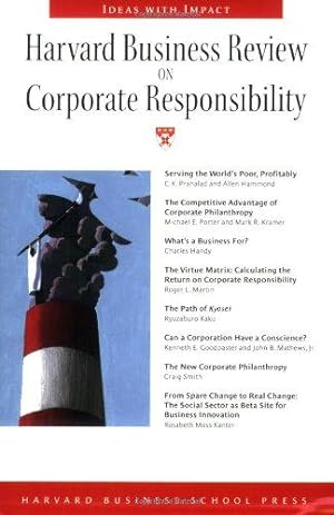 Seller image for Business Review on Corporate Responsibility ("Harvard Business Review" Paperback S.) for sale by WeBuyBooks