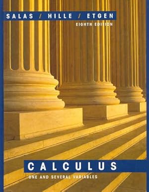 Image du vendeur pour Salas and Hille's Calculus: One and Several Variables mis en vente par Pieuler Store