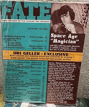 Fate Magazine; True Stories of the Strange and Unknown December 1973 Vol. 26 No.12 Issue 285