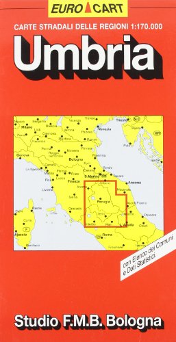 Bild des Verkufers fr Umbria. Carta della regione 1:170.000 zum Verkauf von WeBuyBooks