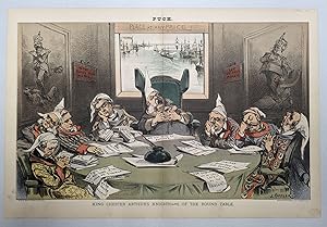 King Chester Arthur's Knight(cap)s of the Round Table (color lithograph print) (Puck, February 15...