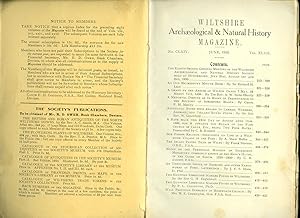 Bild des Verkufers fr The Wiltshire Archaeological and Natural History Magazine | Volume 47 (Number CLXIV | Volume XLVII) June 1936 zum Verkauf von Little Stour Books PBFA Member