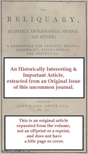 Imagen del vendedor de The Cleatham Urns. An original article from the Reliquary, Quarterly Journal & Review, 1868. a la venta por Cosmo Books