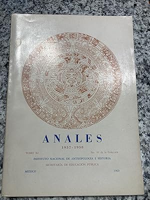 Seller image for Anales del Instituto Nacional de Antropologia e Historia, Tomo XI, 1957-1958 [No. 40 de la coleccion] for sale by TribalBooks