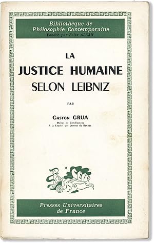 La Justice Humaine Selon Leibniz