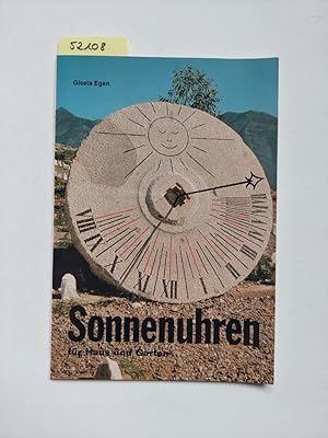 Seller image for Sonnenuhren fr Haus und Garten Gisela Egen for sale by Versandantiquariat Claudia Graf