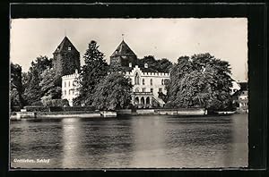 Ansichtskarte Gottlieben, Schloss mit Wasserpartie