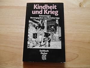 Bild des Verkufers fr Kindheit und Krieg Erinnerungen zum Verkauf von Antiquariat Glatzel Jrgen Glatzel